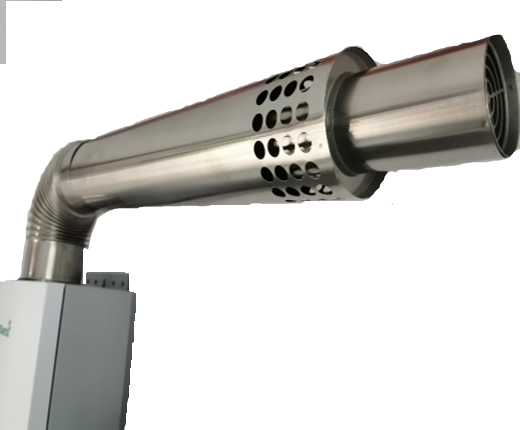 Calefón a supergás 10 litros tiro balanceado - Imagen 2